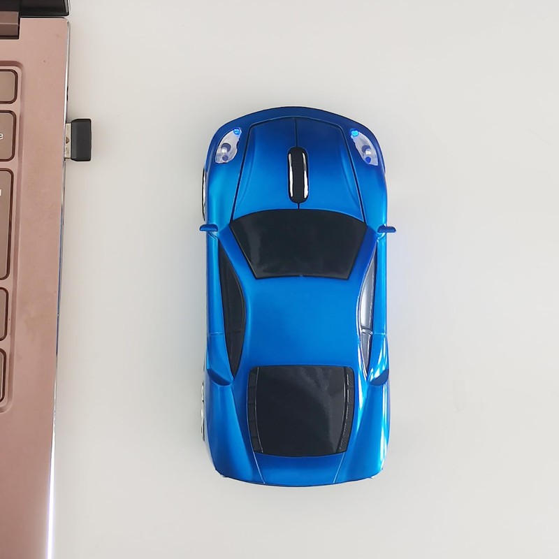 WUQIDA Wireless Car Mouse, Sport Car Shaped Mouse Mice for