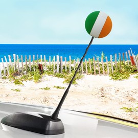 Coolballs Cool Patriotic Ireland Irish Country Flag Car, Truck, SUV Antenna Ball Auto Accessory