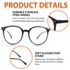 2 Pack Anti Blaues Fake Brille, Blue Light Glasses, Hochwertige