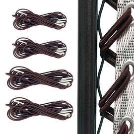 TSHAOUN 4 Pack Sun Loungers, Universal Zero Gravity Chair Repair Rope Chairs, Outdoor Lounge Chairs, Bungee Chair Replacement Bungee Ropes For Repairing Zero Gravity Chairs, Lounge Chairs (Brown)