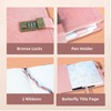 Billtigif Diary with Lock, Journal for Women Girls, Vintage Refillable