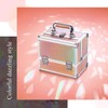 Joligrace Makeup Box Cosmetic Train Case for Women Travel Jewelry