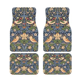 Beautiful William Morris Style Car Mats with high Absorbency car Art mats. Non-Slip Feature Car Floor Mats Car RugsMatsCar Automotive Floor mat Automotive Liners car countertop Decorative mats