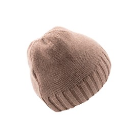 Sterntaler Knitted Hat with Envelope - Unisex Beanie in Cool Fisherman Style, Light brown
