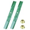 POSEAGLE 942-04308 Mower Blades with Nut for Cub Cadet 42