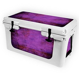 MightySkins (Cooler Not Included) Skin Compatible with RTIC 45 Cooler (2017 Model) - Purple Sky | Protective, Durable, and Unique Vinyl Decal wrap Cover | Easy to Apply | Made in The USA