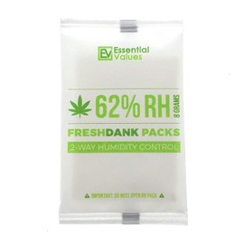 Essential Values Humidity Packs (10 Pack / 8 Grams) - 62-Percent RH FreshDank - 2-Way Control That Keeps Your Product Fresher for Longer