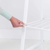 Brabantia Linn Clothes Rail with Shelves, Large, White,118265