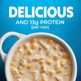 Progresso Chicken Corn Chowder, Reduced Sodium Canned Soup, 18.5 oz