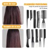 20kit Peluquera Peine Conjunto Profesional Peluquer Y Clip