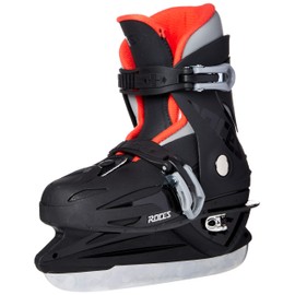Roces 450518 Kids Model MCK II H Ice Skate, US 13jr-3, Black/Red