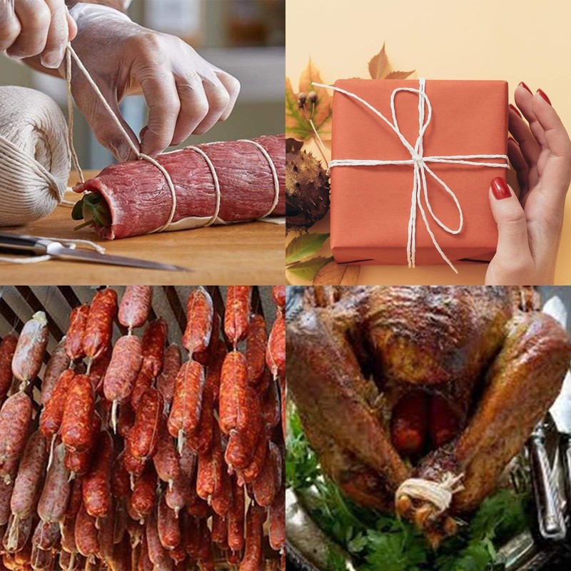 White String, 2 Rolls String, Flexible and Hard String for