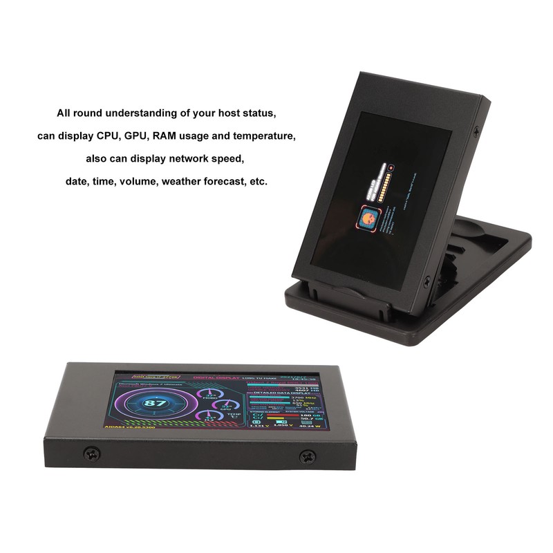 3.5in IPS PC Temp Monitor USB Mini Screen AIDA64 PC
