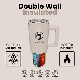 Yesalna Water Tumbler, (Tan)