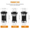 MEISO Pack of 6 Collets Adapter, Collet for Straight Grinders,