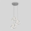 Zephyr 3-Light LED Pendant Chrome