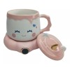 TH2010 Taza Ceramica Calentador Electrica Portatil Kawaii Cafe Te