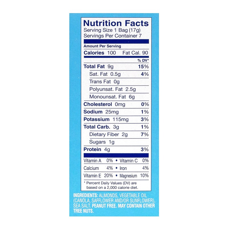 Blue Diamond Almonds, Low Sodium Lightly Salted, 100 Calorie On-The-Go