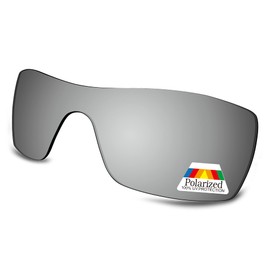 Bwake Replacement Lenses for Oakley Ridgeline Sunglasses OO9419 - Satin Silver POLARIZED