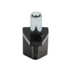 Rok 100 Pack Hardware 5mm Black Shelf Support Bracket Steel