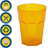 Engelland - 20 x Plastic Cups Drinking Cups Orange Cocktail