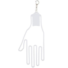 Hokushin Trading HTC Golf Glove Hanger, White, S-XL, 8.7 - 10.2 inches (22 - 26 cm), Hook Included, Glove Shaper WGS002