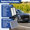 Engine Air Filter & Cabin Air Filter Combo Kit Compatible