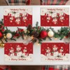 Dujoju Christmas Placemats, 12x18inch Christmas Placemats Set of 4, Christmas
