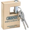 Draper 64203 High Security Brass Padlock 85 Millimeters