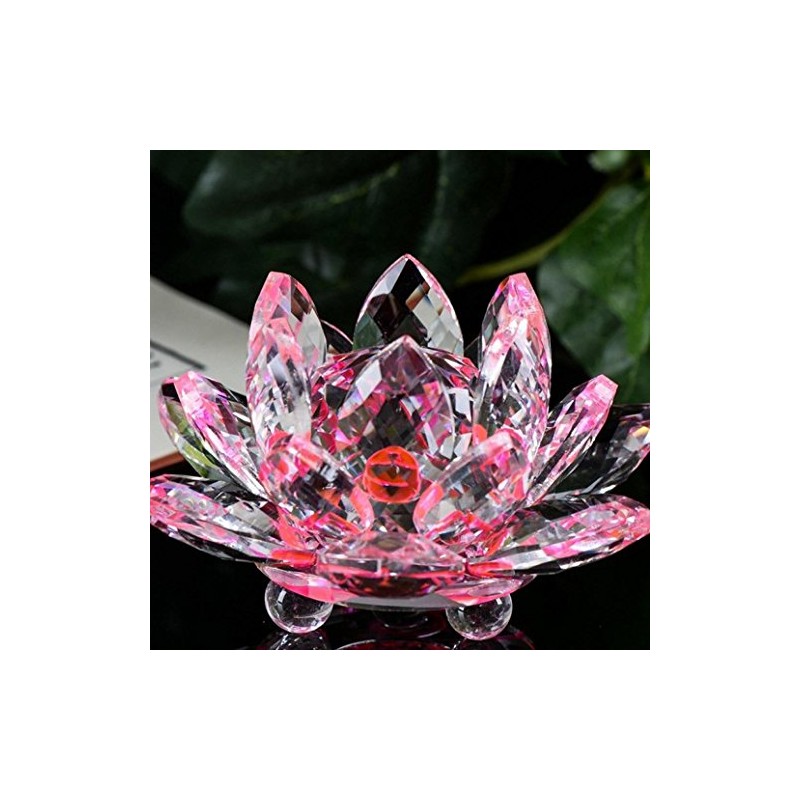Value for Money Products Sculpture, Crystal Glass, Pink