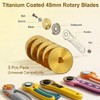 5PCS Rotary Cutter Blades 45mm Replacement Fabric Cutter Wheel