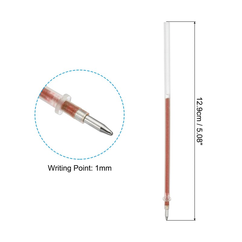 PATIKIL 1mm Gel Pens Refills, 24 Pack Sparkle Metallic Ink