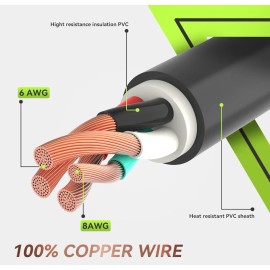 RVMATE 50 Amp 15 Feet RV/Generator Lockable Power Extension Cord C5015L-RM