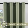 MRTREES Opaque Curtains with Eyelets, Green Thermal Curtains, Opaque Curtain,