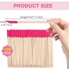 Noverlife 100Pcs Cuticle Crystal Sticks, Double End Matchsticks Detailing Stick,Sanding