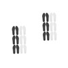 Ipetboom 2sets Ultra Thin Breathable Eva Insoles Sweat Absorption Cushion