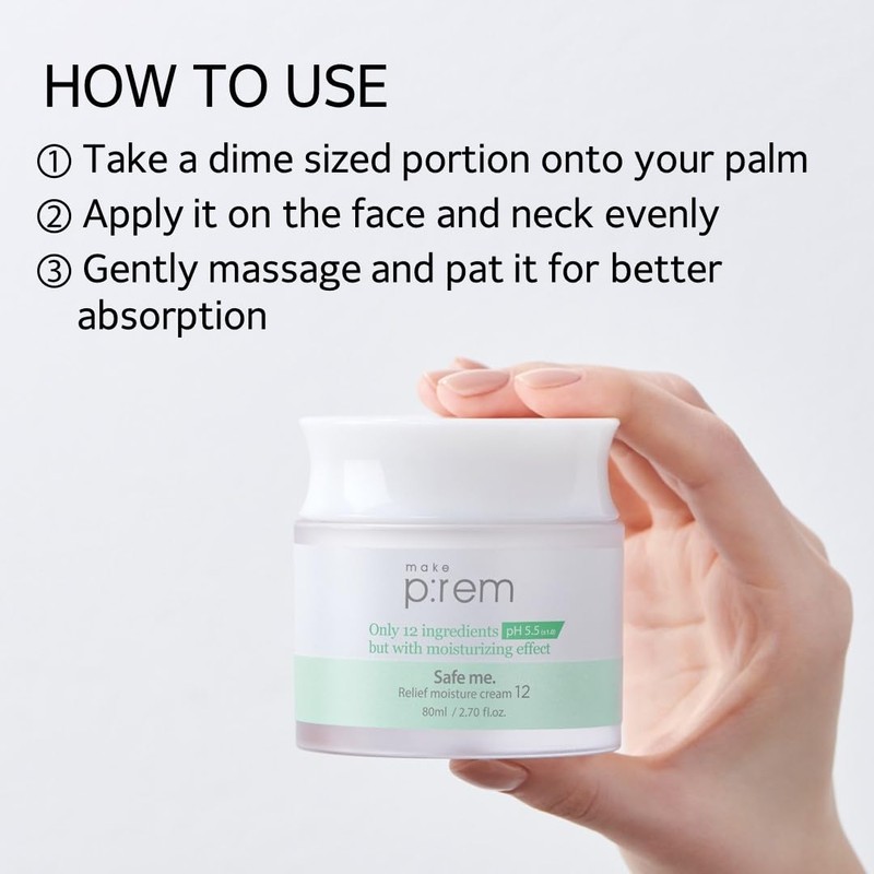 make p:rem [make p:rem]*renewal* Safe Me Relief Moisture Cream12 80ml