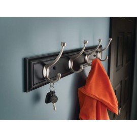 Liberty 129852 Four Hook 27-inch Wide Hat and Coat Rail/Rack