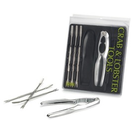 RSVP International Endurance Collection Seafood Tool, Cracking Tools, 8 Piece, Stainless Steel