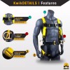 KwikSafety HURRICANE Safety Harness ANSI Fall Protection 3D Ring +