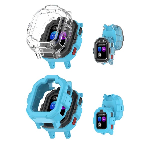 [2pack] Case for TickTalk 5,NOUKAJU Smartwatch Cover TPU Material,Easy to
