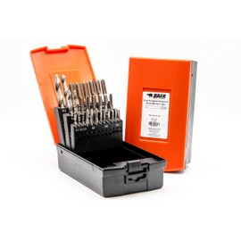 BAER Tap and Die Set HSSG: Cutting Tap (3 Pieces Each Dimension) - Core Hole Drill Bit Set M 3-12 - Tap Set - Thread Cutting - Thread Cutting