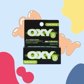 Oxy 5 Gel Antiacné Color Piel 30 g Control Barros y Espinillas Piel Grasa