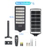 4 Pack Solar Street Light Outdoor 30000LM 6500K Waterproof Motion