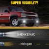 Unbranded Pair Front LED Fog Lights DRL For Chevy Silverado