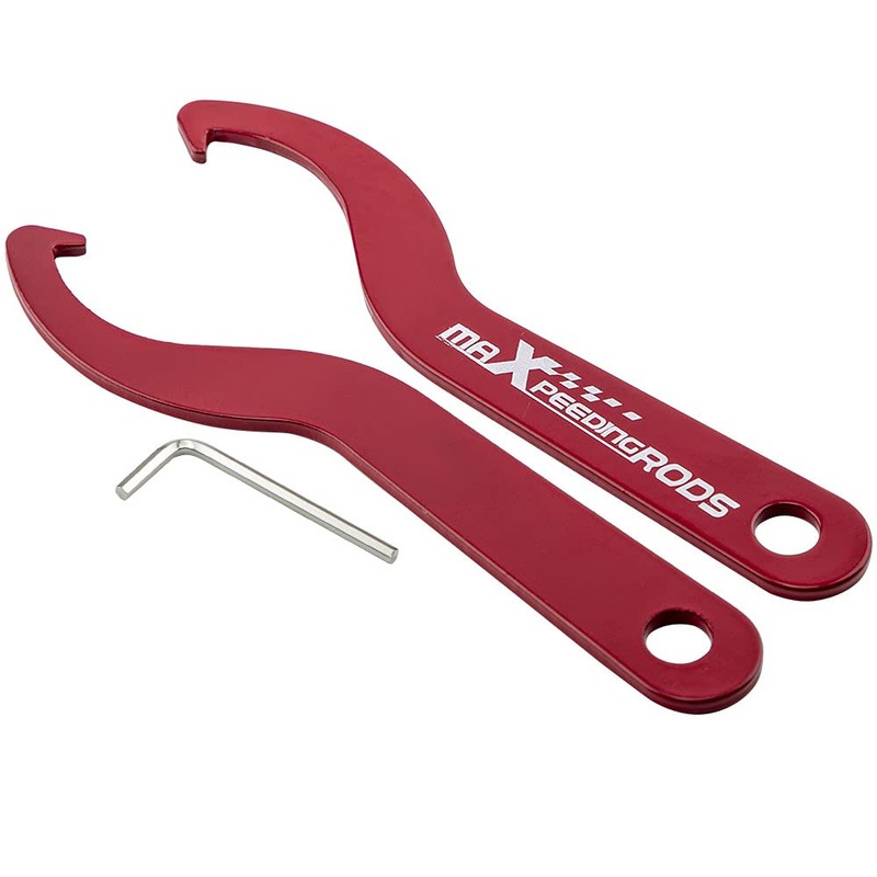 maXpeedingrods Spanner Wrench Set Universal C Spanner Hook Wrenches Coilover