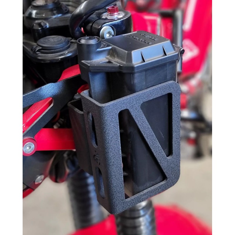 MOJO CUSTOMS TOOLBOX GUARD AND RELOCATING BRACKET FOR HONDA TRAIL