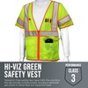 Glow Shield ANSI Class 3 Safety Vest with Sleeves Hook-N-Loop
