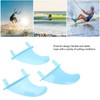 Surfboard Fins Soft Top Tri Fin Set PVC Plastic for