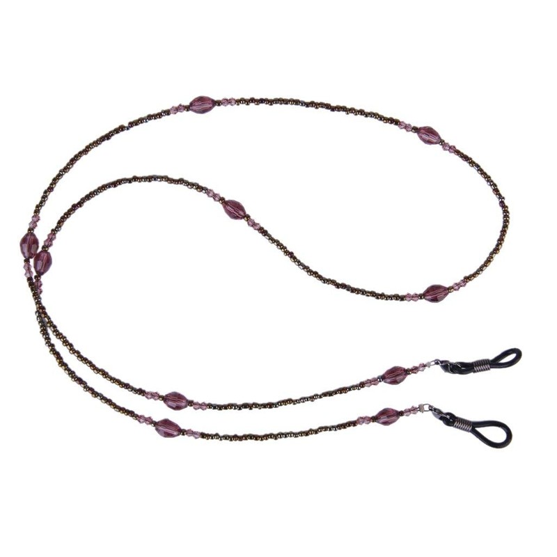 KONAMO Shell Glass Beads Glasses Chain Holder Anti-Slip Sunglasses Retainer